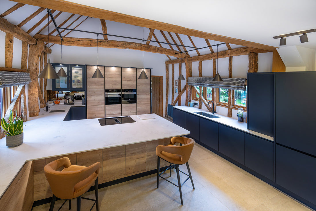 A modern twist to a barn conversion...